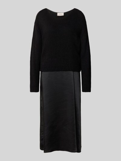 ROBE LÉGÈRE Midikleid im Double-Layer-Look Black 2