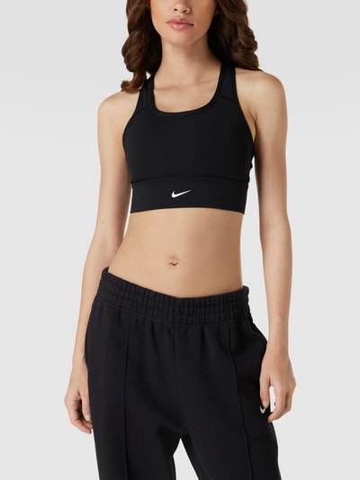 NIKE TRAINING Bustier mit Logo-Print Black 4