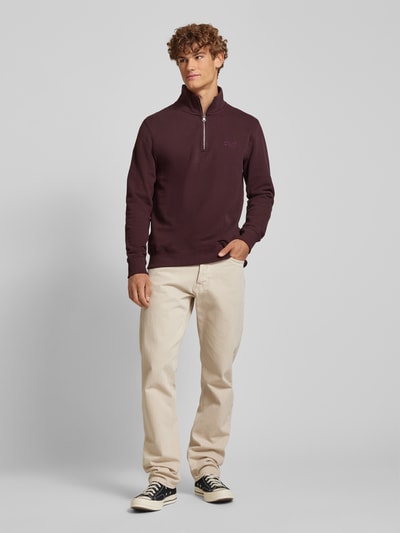 Superdry Gewatteerd jack met ritszakken Bordeaux - 1