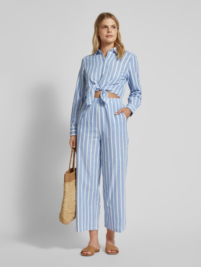 Mango Jumpsuit mit Knopfleiste Modell 'ELSA' Blau 1