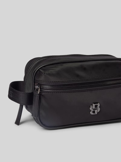 BOSS Kulturtasche mit Logo-Applikation Modell 'ICON' Black 2