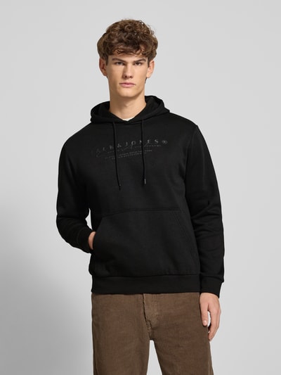 Jack & Jones Hoodie met labelprint Zwart - 4