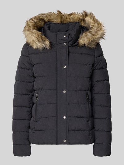 Only Kurtka pikowana o kroju regular fit z obszyciem ze sztucznego futra model ‘NEWLUNA’ Czarny 2