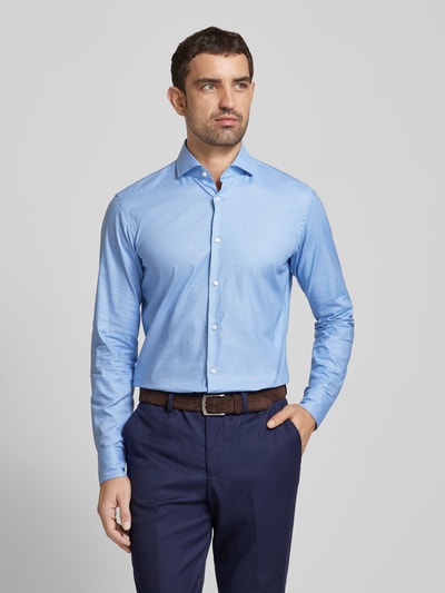 BOSS Modern Fit Regular Fit Business-Hemd mit Haifischkragen Modell 'Joe' Bleu 4