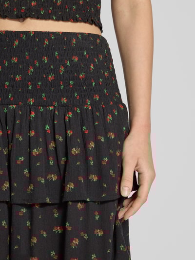 Review Minirock im Double-Layer-Look Black 3