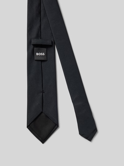 BOSS Krawatte mit Label-Patch Black 2