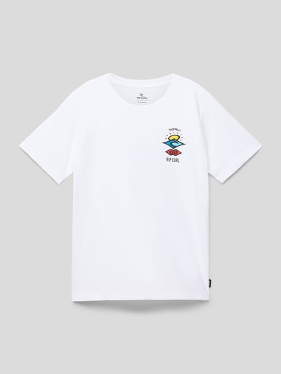 Rip Curl T-shirt met labelprint Wit - 1