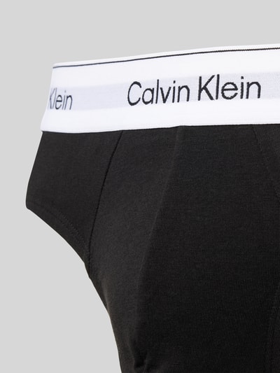 Calvin Klein Underwear Slipy z pasem z logo w zestawie 3 szt.  2