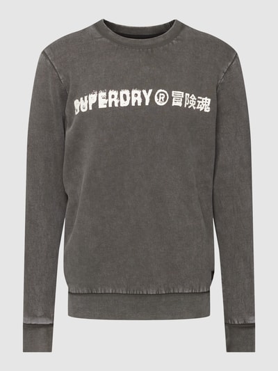 Superdry Sweatshirt im Used-Look Modell 'Vintage Corporation' Anthrazit 2