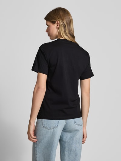 Carhartt Work In Progress T-Shirt aus reiner Bio-Baumwolle mit Label-Patch Black 5