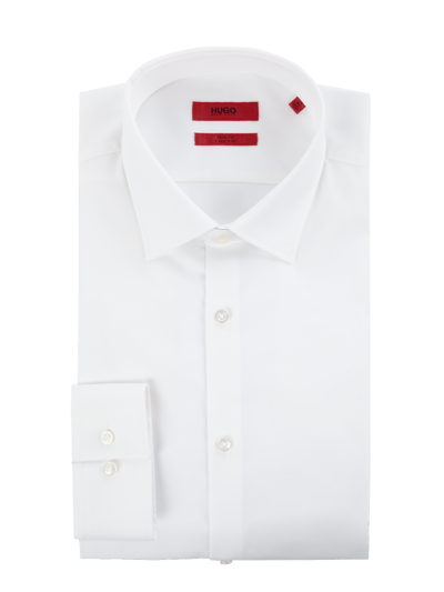 HUGO Slim Fit Business-Hemd mit New-Kent-Kragen Weiss 2