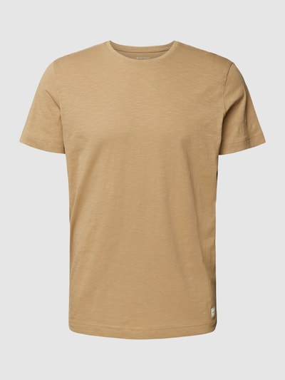 Tom Tailor T-Shirt aus Baumwolle mit Rundhalsausschnitt Camel 2