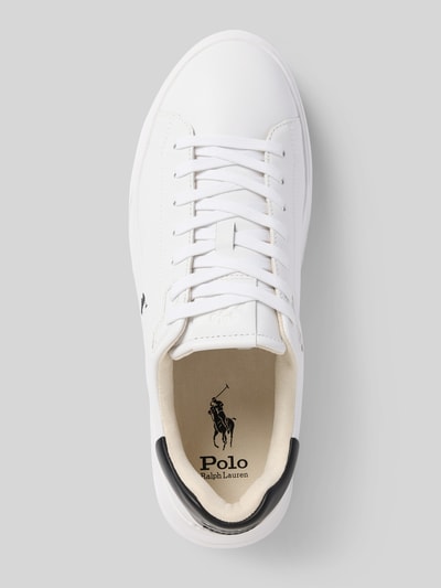 Polo Ralph Lauren Sneakersy ze skóry z wyhaftowanym logo Biały 3