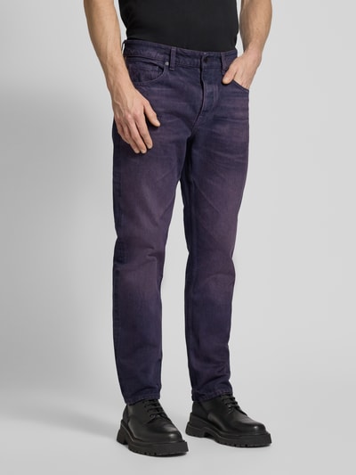 BOSS Orange Slim Fit Jeans im 5-Pocket-Design Modell 'Troy' Purple 4