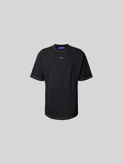 A-COLD-WALL Regular Fit T-Shirt mit Ziernähten Black 1