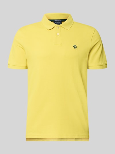 Produktfoto, Regular Fit Poloshirt mit Label-Stitching von MCNEAL z bawełny, krój regular fit, listwa guzikowa, długość tyłu 70 cm w rozmiarze M