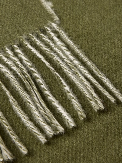 Tommy Hilfiger Sjaal van pure wol Olijfgroen - 2