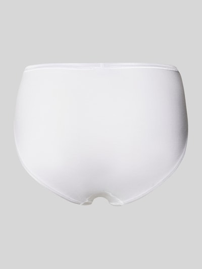 Produktfoto, Slip aus Modal-Mix Modell 'PURE' von Mey, weiß, glatte Oberfläche, elastischer Bund, Damen Slip, eng anliegend
