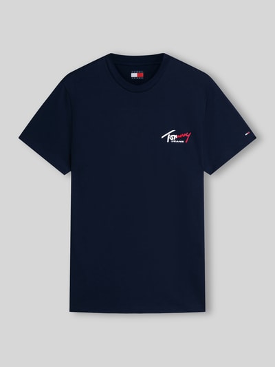 Tommy Jeans Slim Fit T-Shirt aus reiner Baumwolle Marine 2
