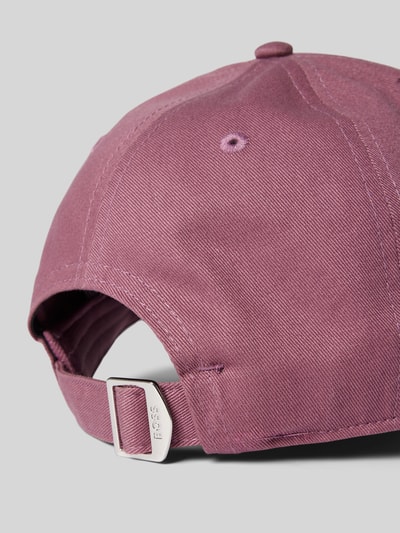 BOSS Basecap mit Label-Stitching Modell 'Zed' Purple 3