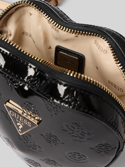 Guess Schoudertas met labeldetail, model 'ARNELA MINI HEART' Zwart - 5
