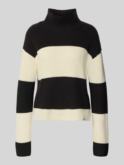 Calvin Klein Jeans Strickpullover mit Rollkragen Black 2