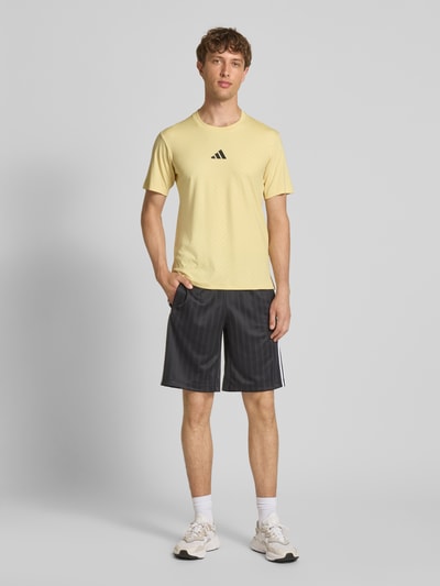 adidas Training T-shirt met ronde hals Lichtgeel - 1