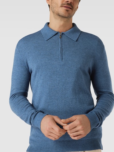 Tiger Of Sweden Strickpullover in melierter Optik Blau 3