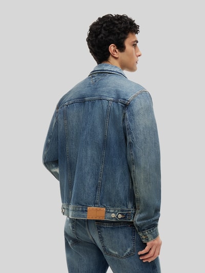 Tommy Jeans Kurtka jeansowa o kroju regular fit z mieszanka bawełny Ciemnoniebieski 5