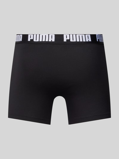 Puma Trunks mit Label-Detail im 2er-Pack Black 3