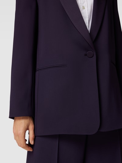 BOSS Blazer met sjaalkraag, model 'Junata' Prune - 3