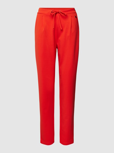 Fransa Stoffhose mit Label-Applikation Modell 'STRETCH' Rot 2