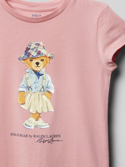 Polo Ralph Lauren Kids Jurk met motief- en labelprint Roze - 2