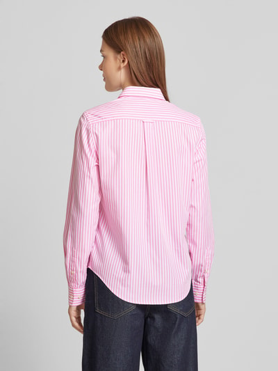 Gant Hemdbluse mit Label-Stitching Pink 5