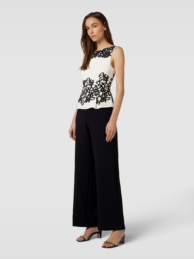 Adrianna Papell Jumpsuit mit Motiv-Print Black 1