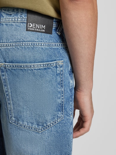 Tom Tailor Denim Korte loose fit jeans in 5-pocketmodel Jeansblauw - 3