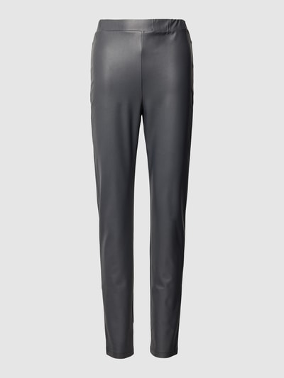 MaxMara Leisure Stoffen broek met elastische band, model 'ZEFIR' Middengrijs - 2