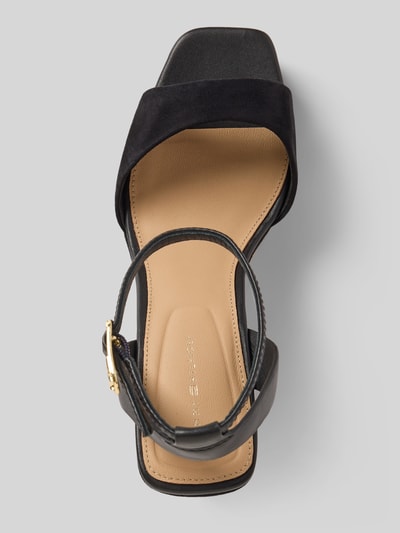 Tommy Hilfiger Keilsandalette aus Leder  Black 3