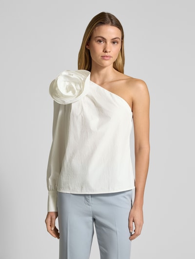 INFLUENCER'S CHOICE BY P&C* Bluzka o kroju regular fit z aplikacją Złamany biały 4