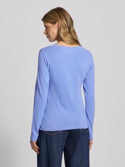 Marc O'Polo Denim Regular Fit Langarmshirt aus reiner Baumwolle Bleu 5