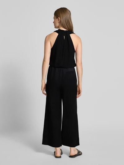 Someday Jumpsuit van een mix van viscose en linnen, model 'Cedira' Zwart - 5