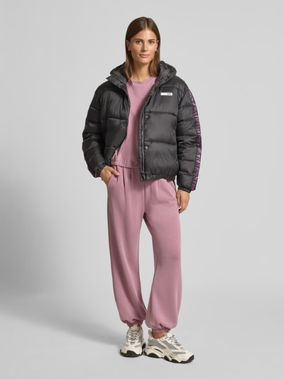 EA7 Emporio Armani Sweatbroek met elastische band Rosé - 1