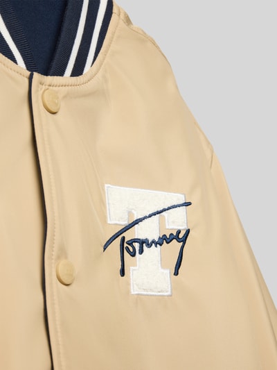 Tommy Hilfiger Teens Regular Fit Wende-Blouson aus Baumwolle Camel 2