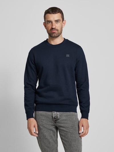 s.Oliver RED LABEL Sweatshirt mit Rundhalsausschnitt Marine 4