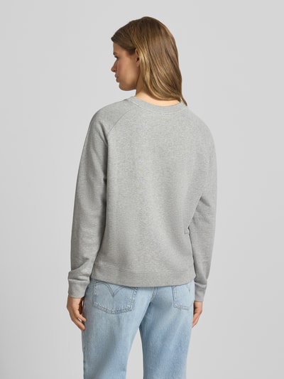 Marc O'Polo DENIM Regular Fit Sweatshirt aus reiner Baumwolle Mittelgrau 5
