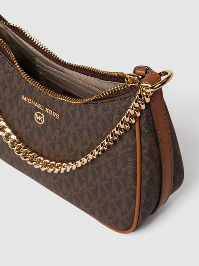 MICHAEL Michael Kors Schoudertas met all-over logomotief Middenbruin - 4