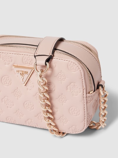 Guess Umhängetasche mit Strukturmuster Modell 'NOELLE' Rosé 3