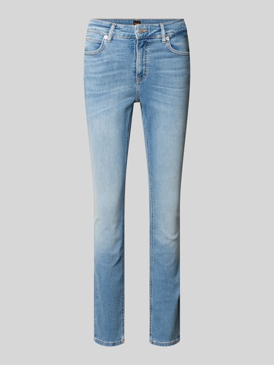 BOSS Orange Skinny Fit Jeans mit 5-Pocket-Design Modell 'JACKIE' Hellblau 2