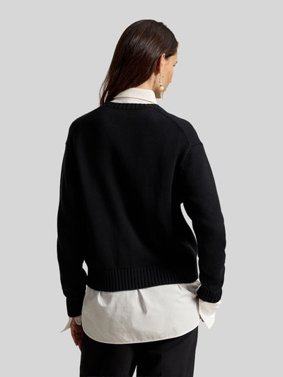 Polo Ralph Lauren Pullover mit Bären-Intarsie Black 6