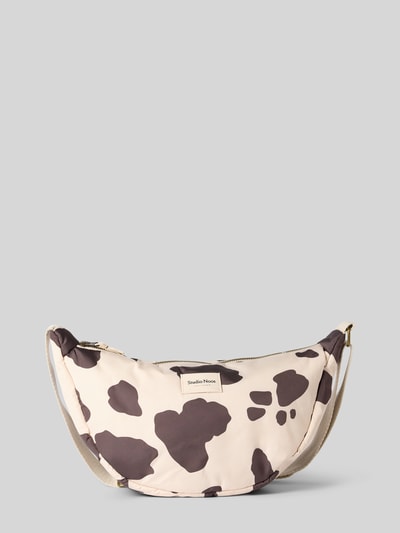 STUDIO NOOS Crossbody Bag mit Label-Detail Dunkelbraun 2